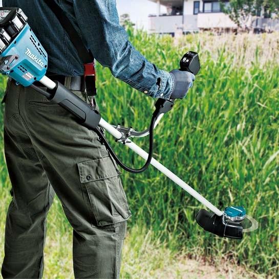 Безщеточная аккумуляторная коса Makita DUR365UZ  36v(без АКб) 18v+18v - Зображення 2