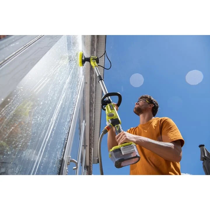 Аккумуляторная телескопическая щетка для влажной уборки RYOBI RWTS18-0 без аккумулятора - Зображення 4
