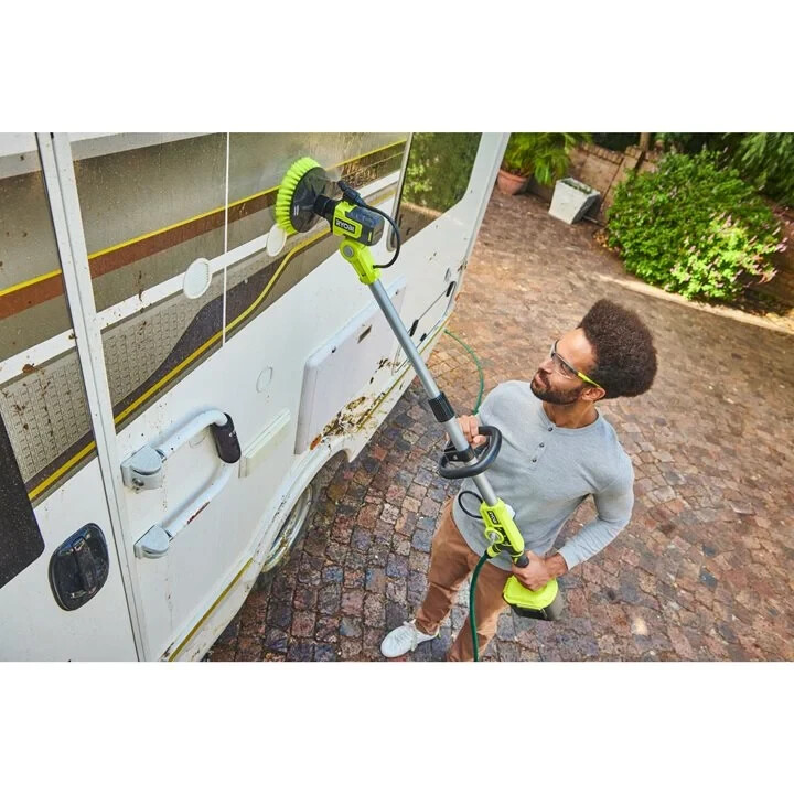 Аккумуляторная телескопическая щетка для влажной уборки RYOBI RWTS18-0 без аккумулятора - Зображення 3