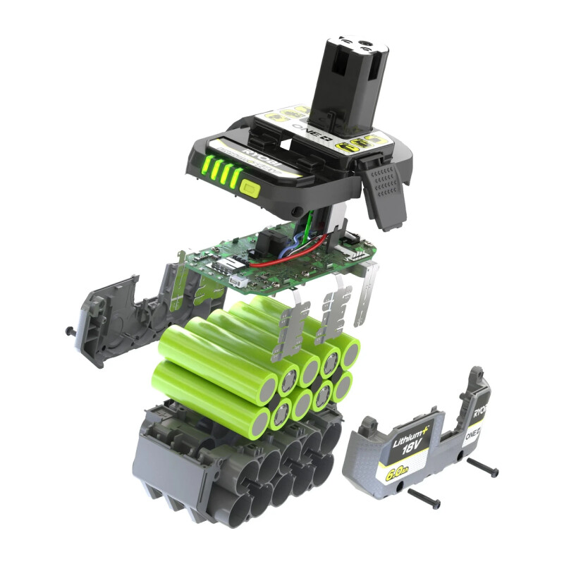 Аккумулятор RYOBI RB1860X ONE+ 18V 6 Ач - Зображення 2