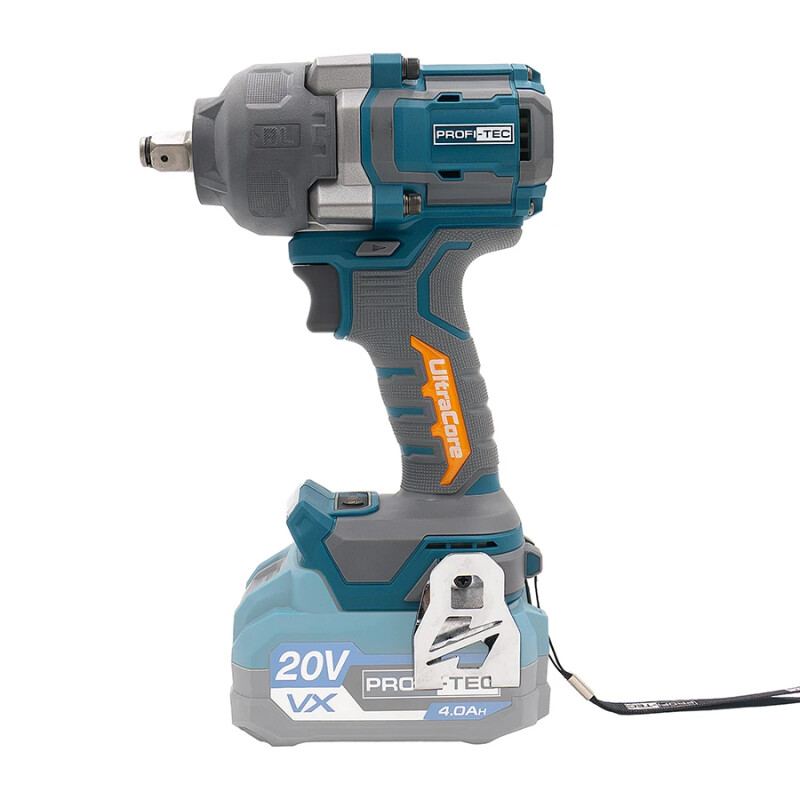 Аккумуляторный бесщеточный гайковерт PROFI-TEC PPTW11020 1100nm 1/2 (2×PT2040EP (4.0 Ач), зарядное устройство) - Зображення 2