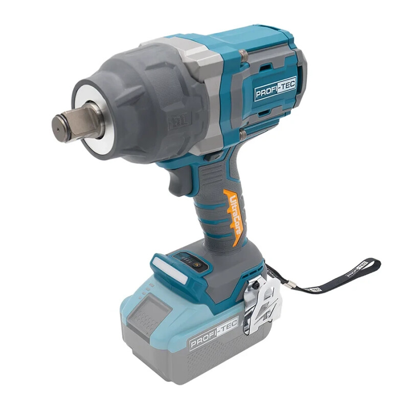 Аккумуляторный безщеточный гайковерт PROFI-TEC PPTW20020  2000nm 3/4 (2×PT2080EP (8.0 Ач), зарядное устройство) - Зображення 1