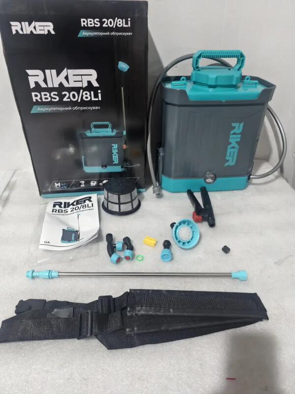 Аккумуляторный опрыскиватель RIKER RBS 20/8Li (Комплект: АКБ 2Аг + ЗУ) - MX series - Зображення 3