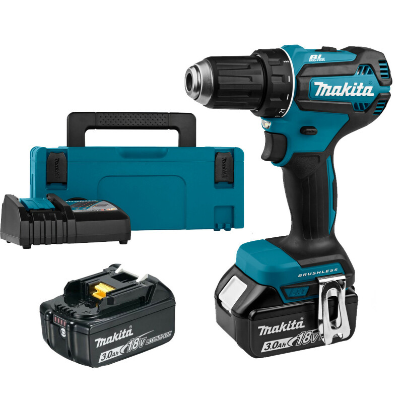 Аккумуляторная дрель-шуруповерт Makita DDF485RFJ - Зображення 2