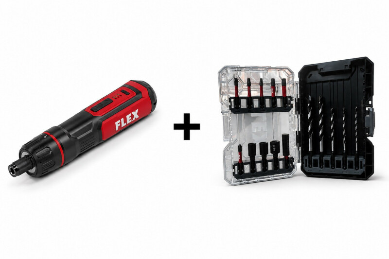 Аккумуляторная отвертка FLEX SD 7-320 4+DB 15 высокая мощность в компактном карманном формате 4v - Зображення 1