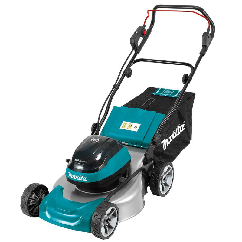 Аккумуляторная безщеточная газонокосилка Makita DLM466Z (без акб и зу) 46см 18 + 18 В