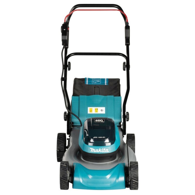 Аккумуляторная безщеточная газонокосилка Makita DLM466Z (без акб и зу) 46см 18 + 18 В - Зображення 1