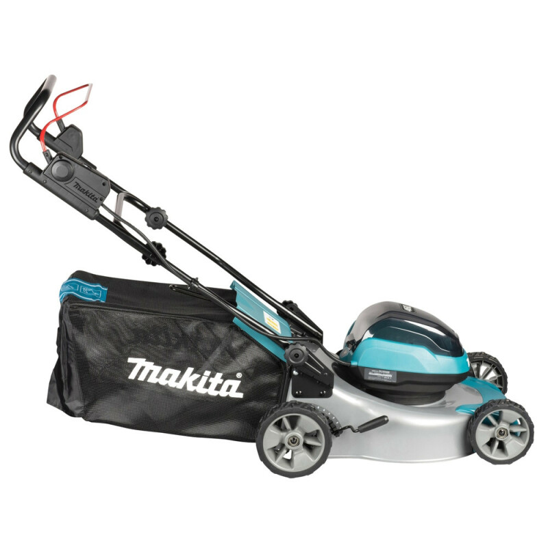 Аккумуляторная безщеточная газонокосилка Makita DLM466Z (без акб и зу) 46см 18 + 18 В - Зображення 2