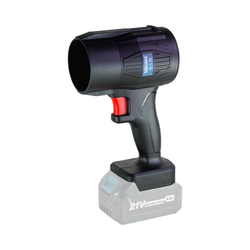 Воздуходувка турбо аккумуляторная SAKUMA CBT621-CORE SET124SB 21В 60 м/с зарядное и 2 аккумулятора 4Ач бесщеточный двигатель - Зображення 4