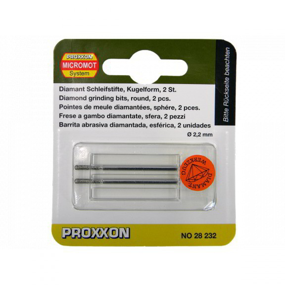 Алмазные боры Ø 2.2 мм Proxxon 28232 - Зображення 3