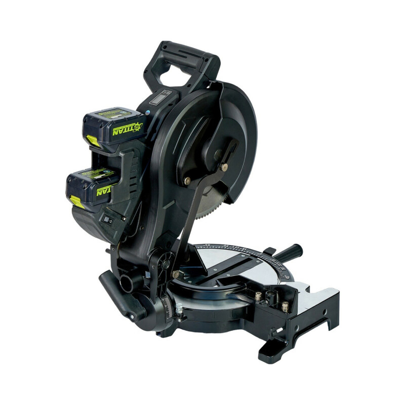 Бесщеточная аккумуляторная пила TITAN PCMS1021B 255mm 42V 21V+21V - Зображення 8