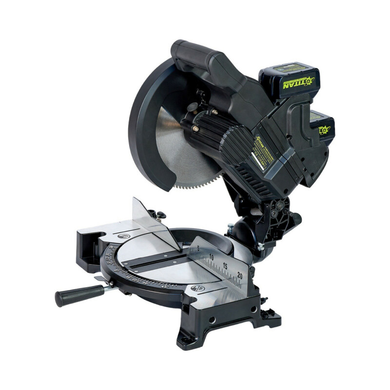 Бесщеточная аккумуляторная пила TITAN PCMS1021B 255mm 42V 21V+21V - Зображення 4