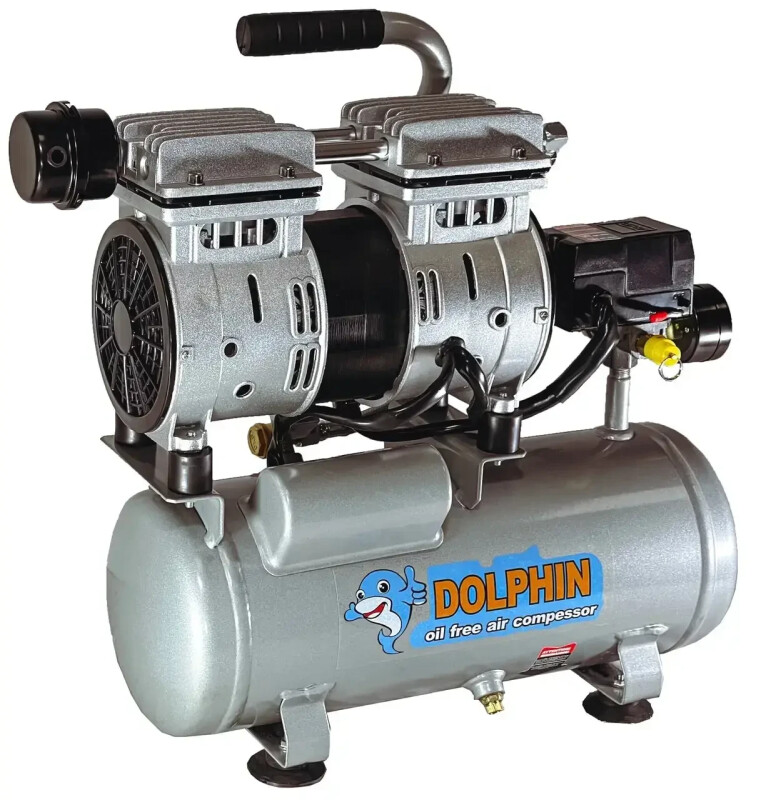 Бесшумный безмасляный компрессор Dolphin SZW700AF006 700вт 6л - Зображення 3