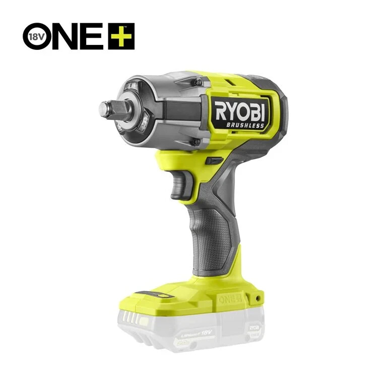 Гайковерт ударный аккумуляторный бесщеточный Ryobi RIW18BL-0 18В ONE+ 900 Нм, 1/2"