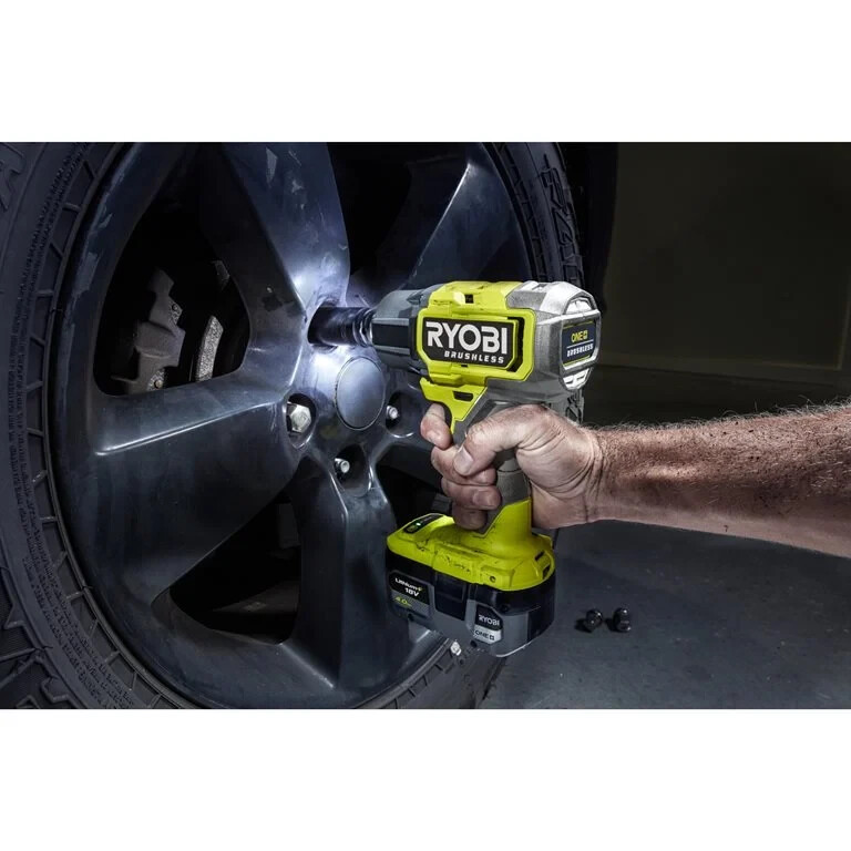 Гайковерт ударный аккумуляторный бесщеточный Ryobi RIW18BL-0 18В ONE+ 900 Нм, 1/2" - Зображення 2