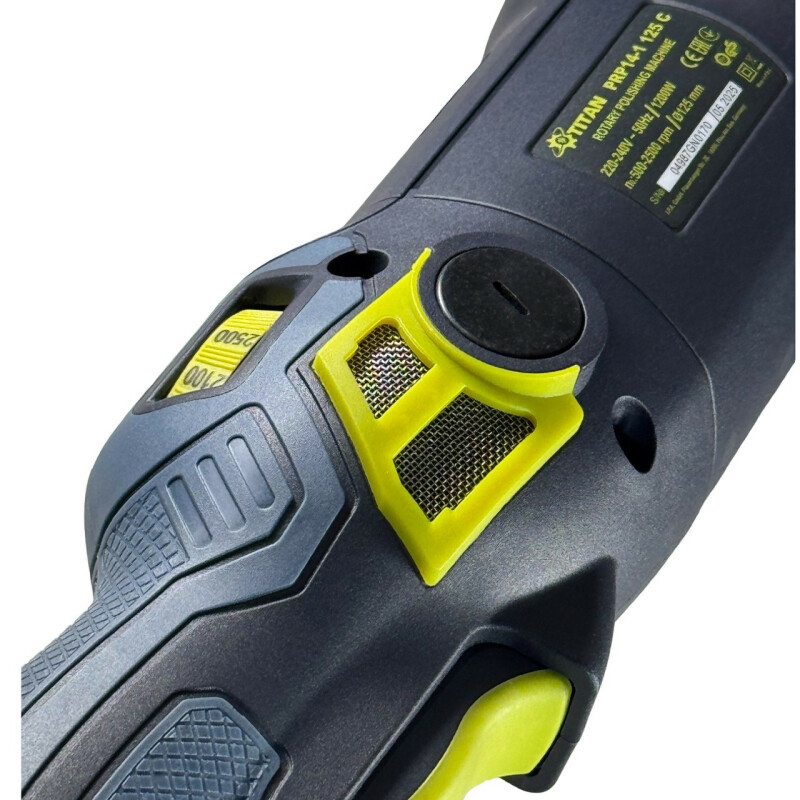Роторная полировальная машина TITAN PRP 14-1 125C 125/150мм  1200Вт  500-2500об/мин - Зображення 6