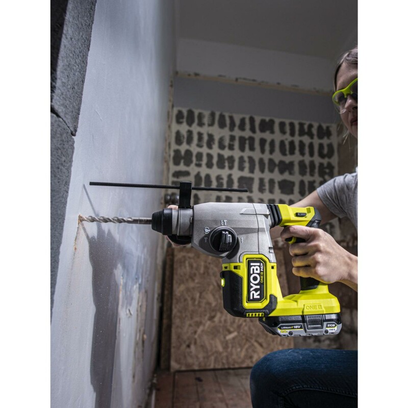 Аккумуляторный перфоратор SDS+ RYOBI RSDS18X-0 ONE+ 18v - Зображення 9