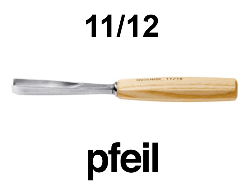 Стамеска прямая овальная Pfeil  11/12 - Зображення 1