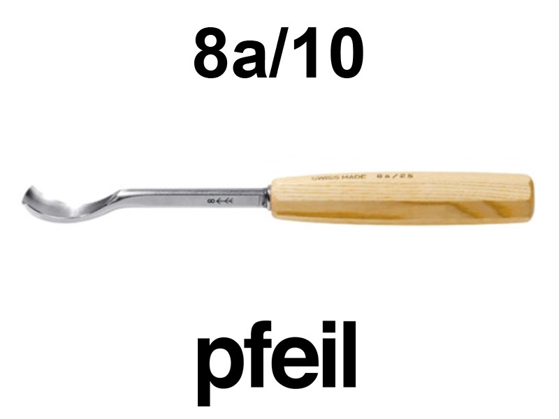 Полукруглые клюкарзы Pfeil 8a/10 для резьбы по дереву