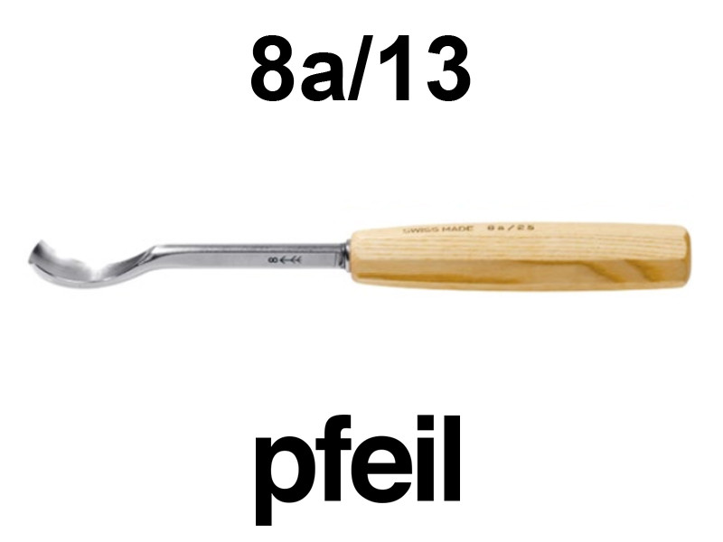 Стамеска клюкарза полукруглая Pfeil 8a/13