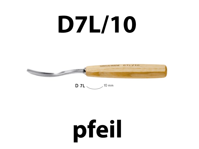 Полукруглая полуклюкарза компактная Pfeil D7L/10 - Зображення 1