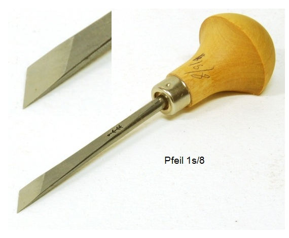 Штихель прямой косяк 45° Pfeil  L1s/8 - Зображення 2
