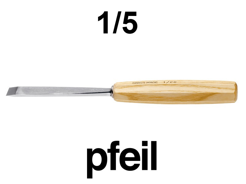 Стамеска прямая плоская двухсторонняя заточка Pfeil 1/14 - Зображення 4
