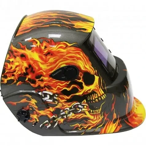 Профессиональная авто затемняющаяся сварочная маска KROHN S777 FLAME - Зображення 3