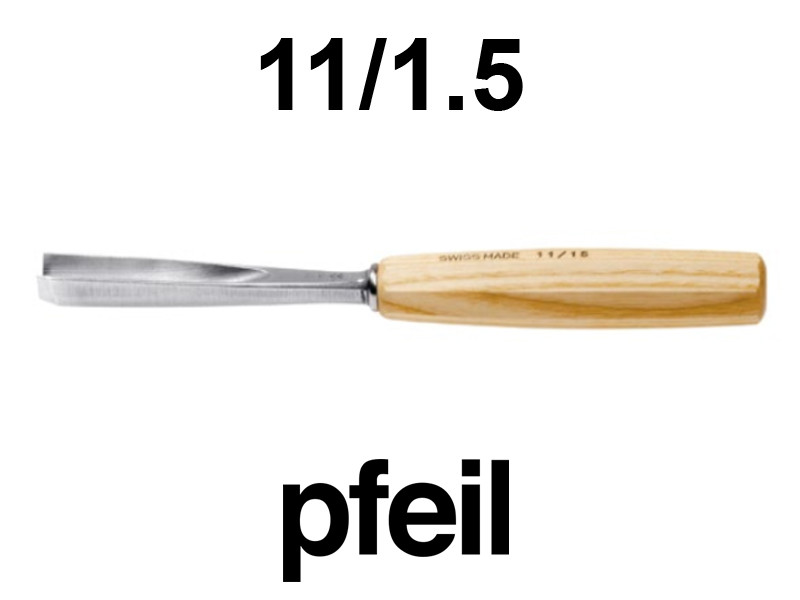Стамеска прямая овальная Pfeil 11/1,5 - Зображення 2