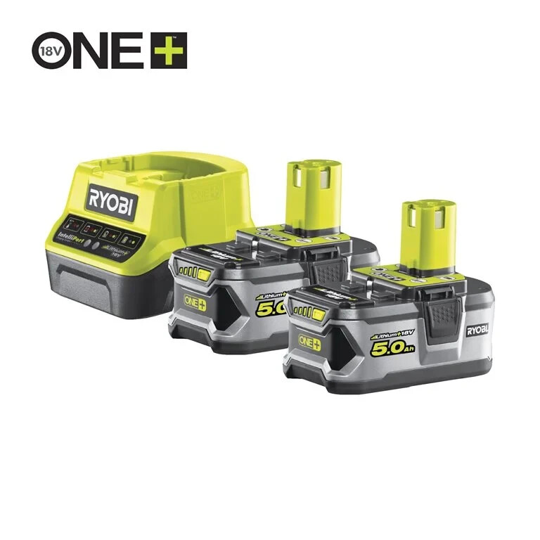 Набор аккумуляторов RYOBI RC18120-250 18v (2Х5.0АЧ) и зарядного устройства - Зображення 1