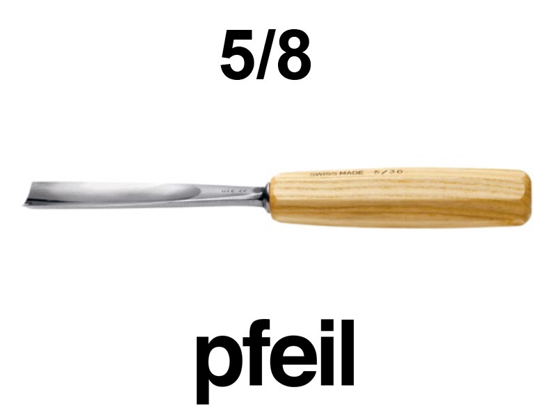 Стамеска прямая полукруглая Pfeil 5/8 - Зображення 2