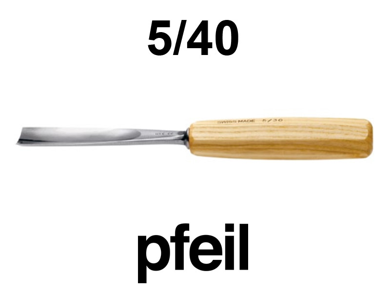 Стамеска прямая полукруглая Pfeil 5/40 - Зображення 2