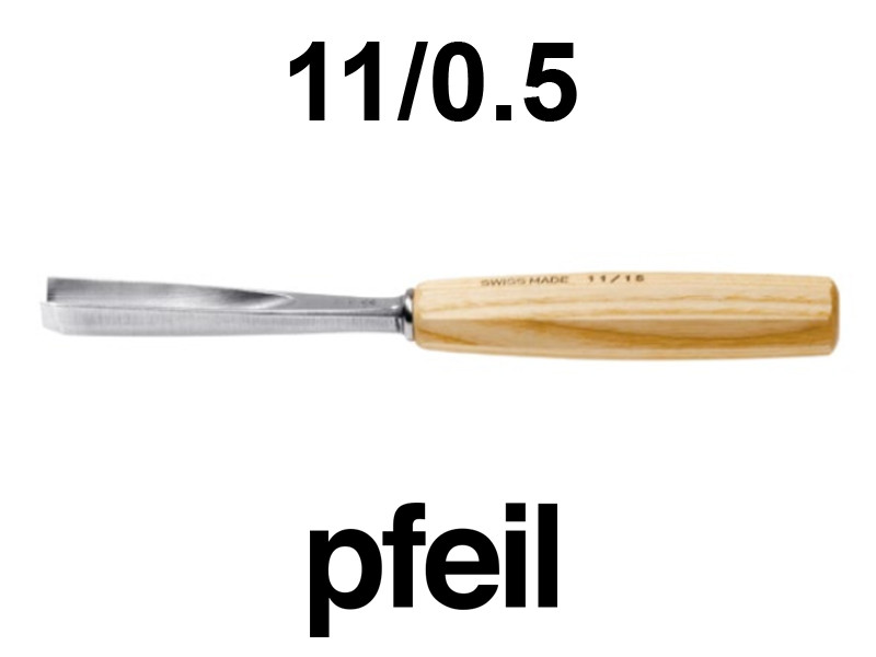 Стамеска прямая овальная Pfeil 11/0.5 - Зображення 2