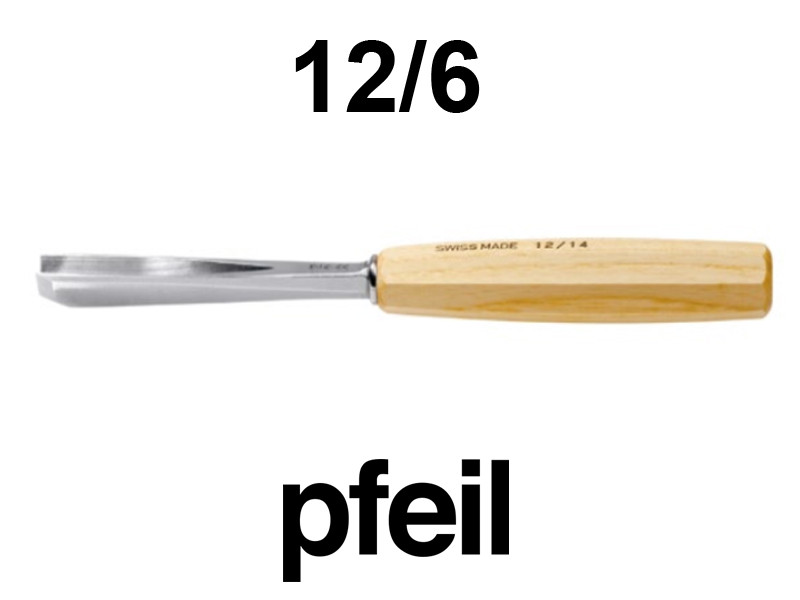 Стамеска прямая остроугольная Pfeil 12/6  60° - Зображення 3