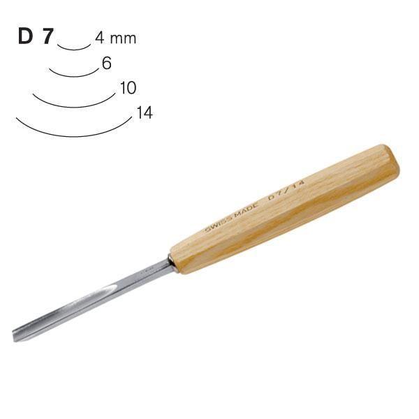 Прямая полукруглая компактная стамеска Pfeil D7/10