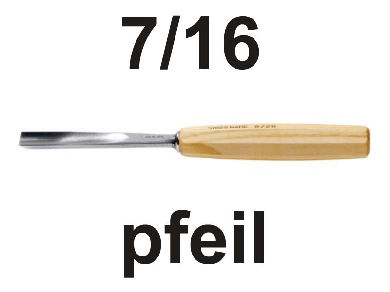 Стамеска прямая полукруглая Pfeil 7/16 - Зображення 2