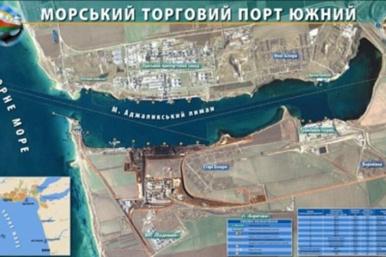 Южный порт карта