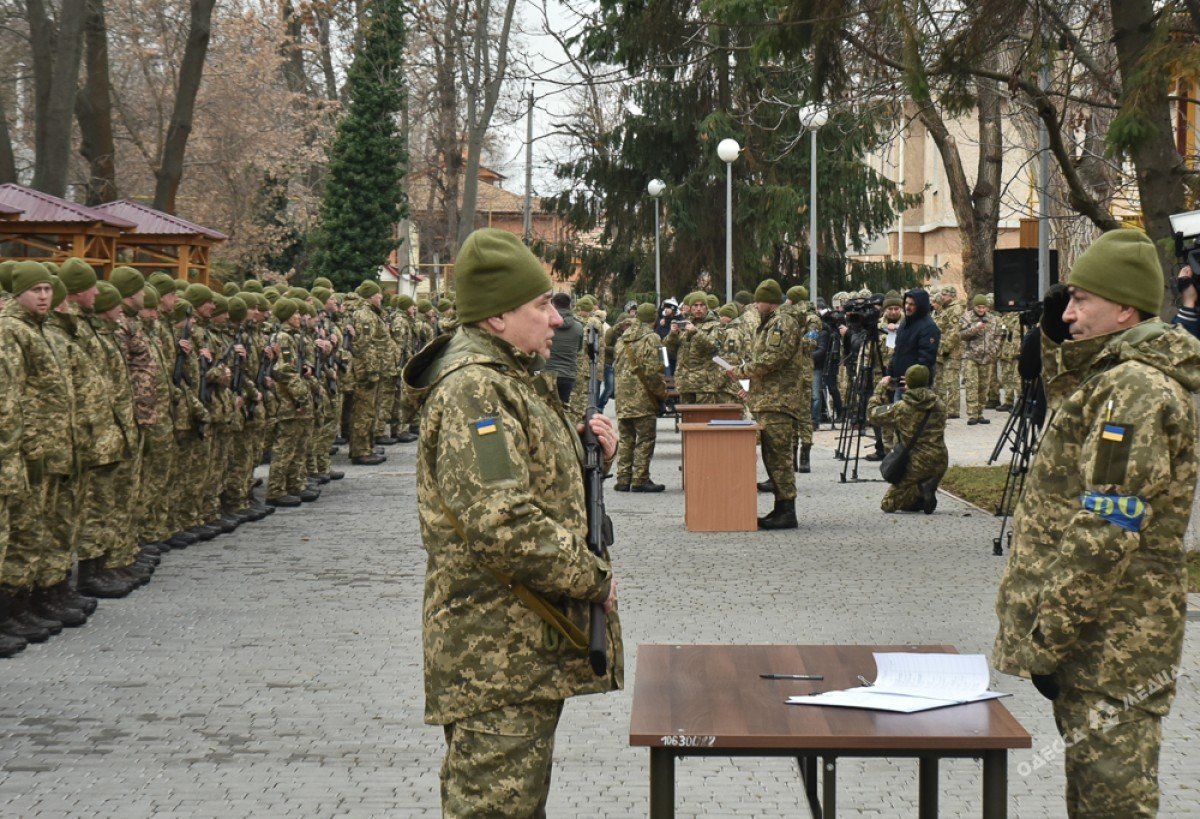 В Одессе резервисты нового формирования приняли военную пр..., фото-3 В Одессе резервисты нового формирования приняли военную присягу (фото), фото-3