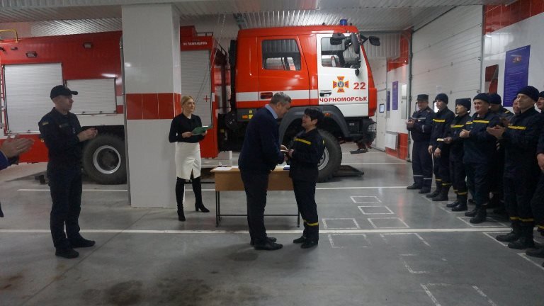 В Черноморске награждали спасателей в честь 45-летнего юби..., фото-3 В Черноморске награждали спасателей в честь 45-летнего юбилея создания городской службы, фото-3