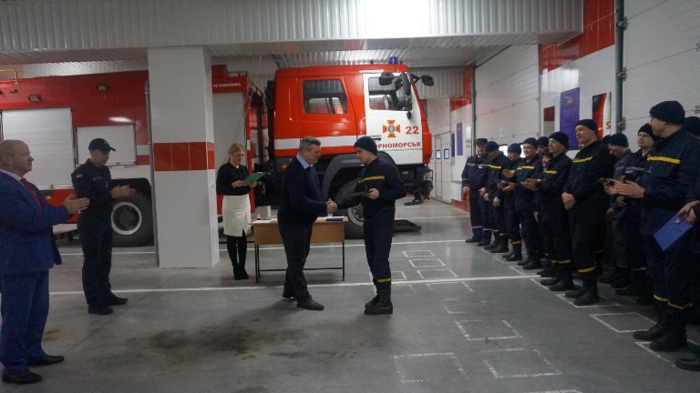 В Черноморске награждали спасателей в честь 45-летнего юби..., фото-4 В Черноморске награждали спасателей в честь 45-летнего юбилея создания городской службы, фото-4
