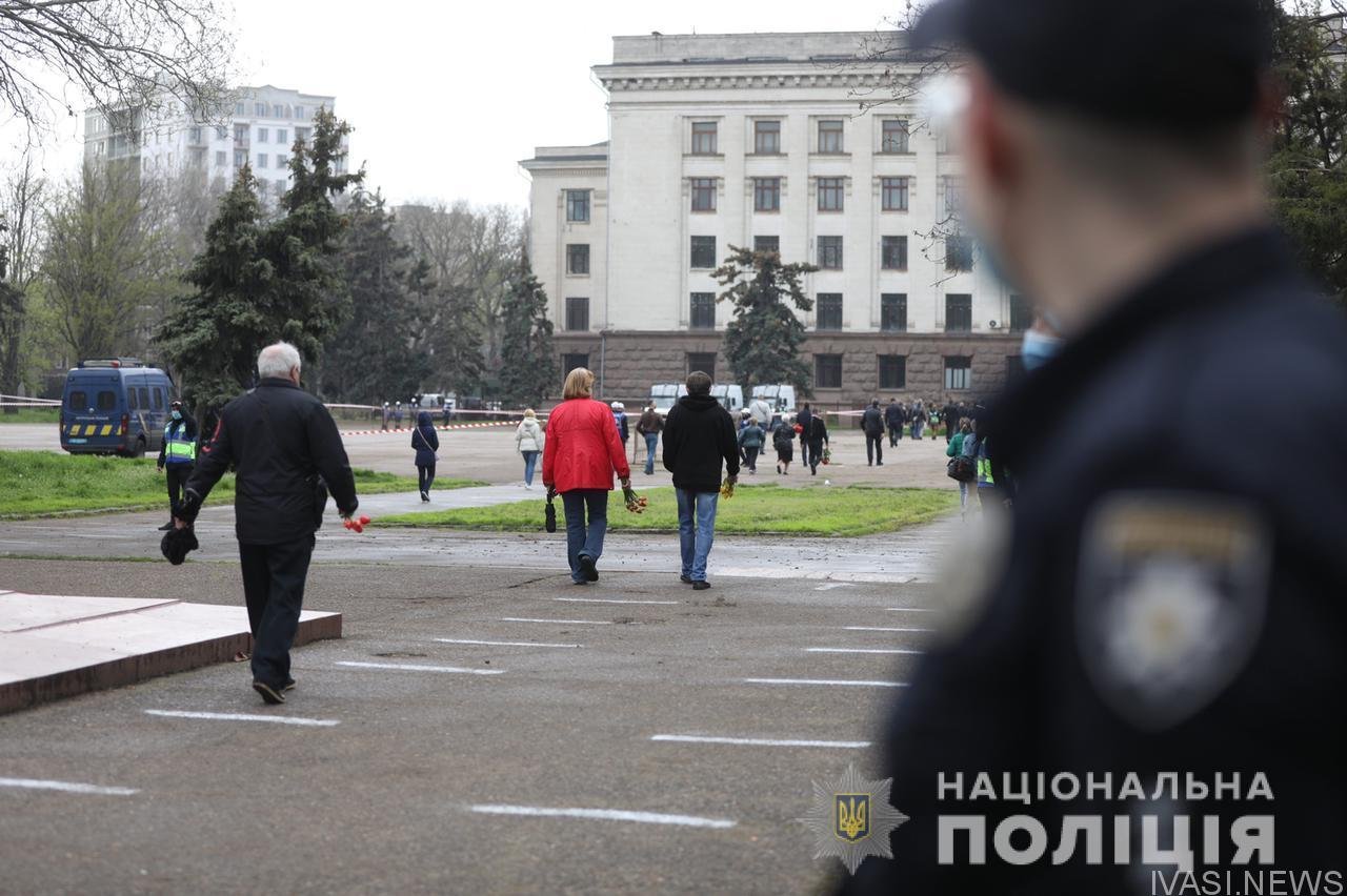 Седьмая годовщина трагедии в Доме профсоюзов в Одессе прошло спокойно, фото-1