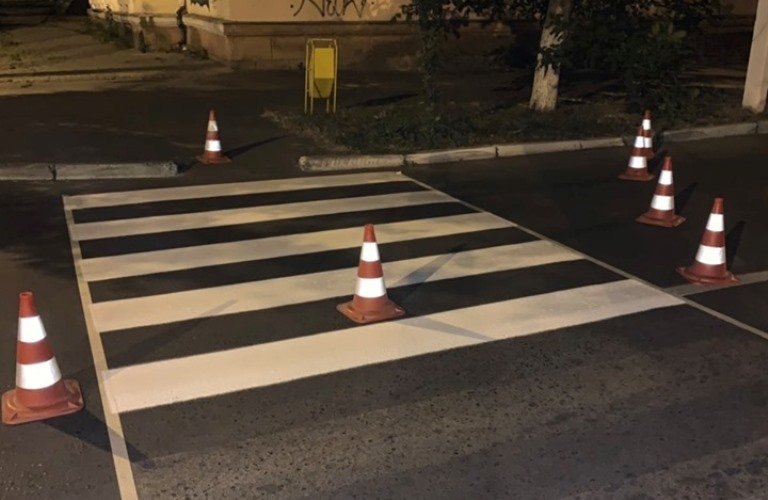 Новая дорожная разметка в Черноморске Новая дорожная разметка в Черноморске, Анастасия Стрелецкая