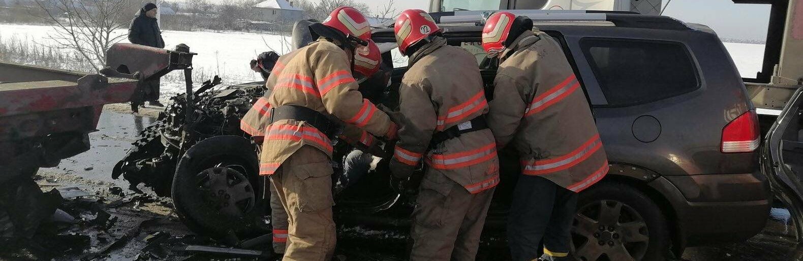 Появилось видео спасения с места ДТП у БЦ «Борей»