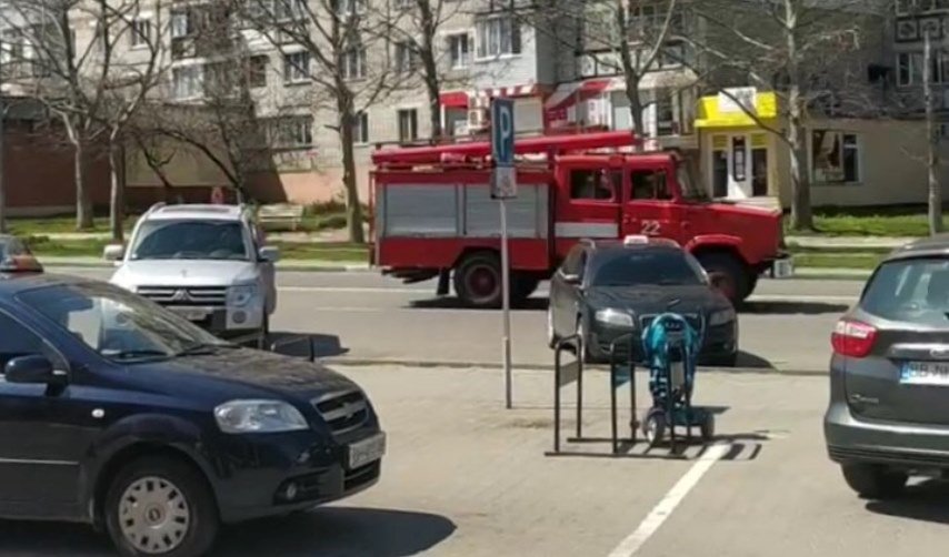 В Черноморске загорелась трансформаторная будка